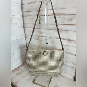VINTAGE Whiting and Davis Mesh Shoulder Bag with Chain Strap